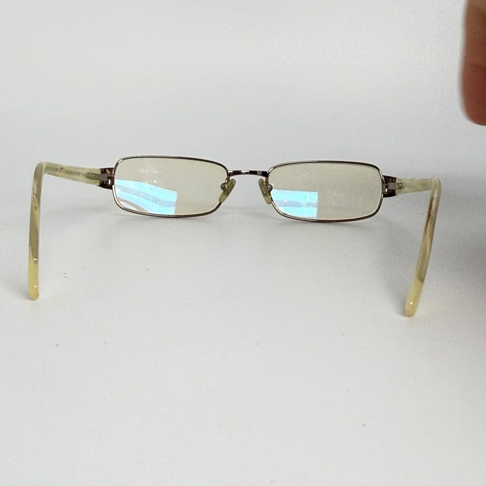 Versace MOD 110 106 Brown Metal‎ Eyeglasses Frames Medusa Rhinestone 50-17-130